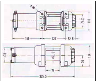 Bronco 3500lbs Gen II vinsch - ATV & UTV Vinschpaket - 1952 - 3